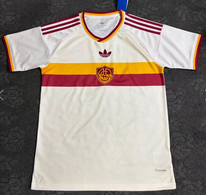 AAA Quality Roma 26/27 Away White No Sponsor Jersey