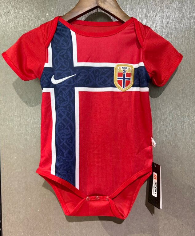Norway 2026 Baby World Cup Home Soccer Jersey