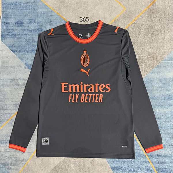 AAA Quality AC Milan 26/27 Third Black Long Soccer Jersey