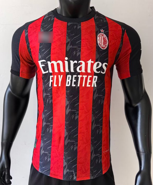 AAA Quality AC Milan 25/26 Home Soccer Jersey(Player)