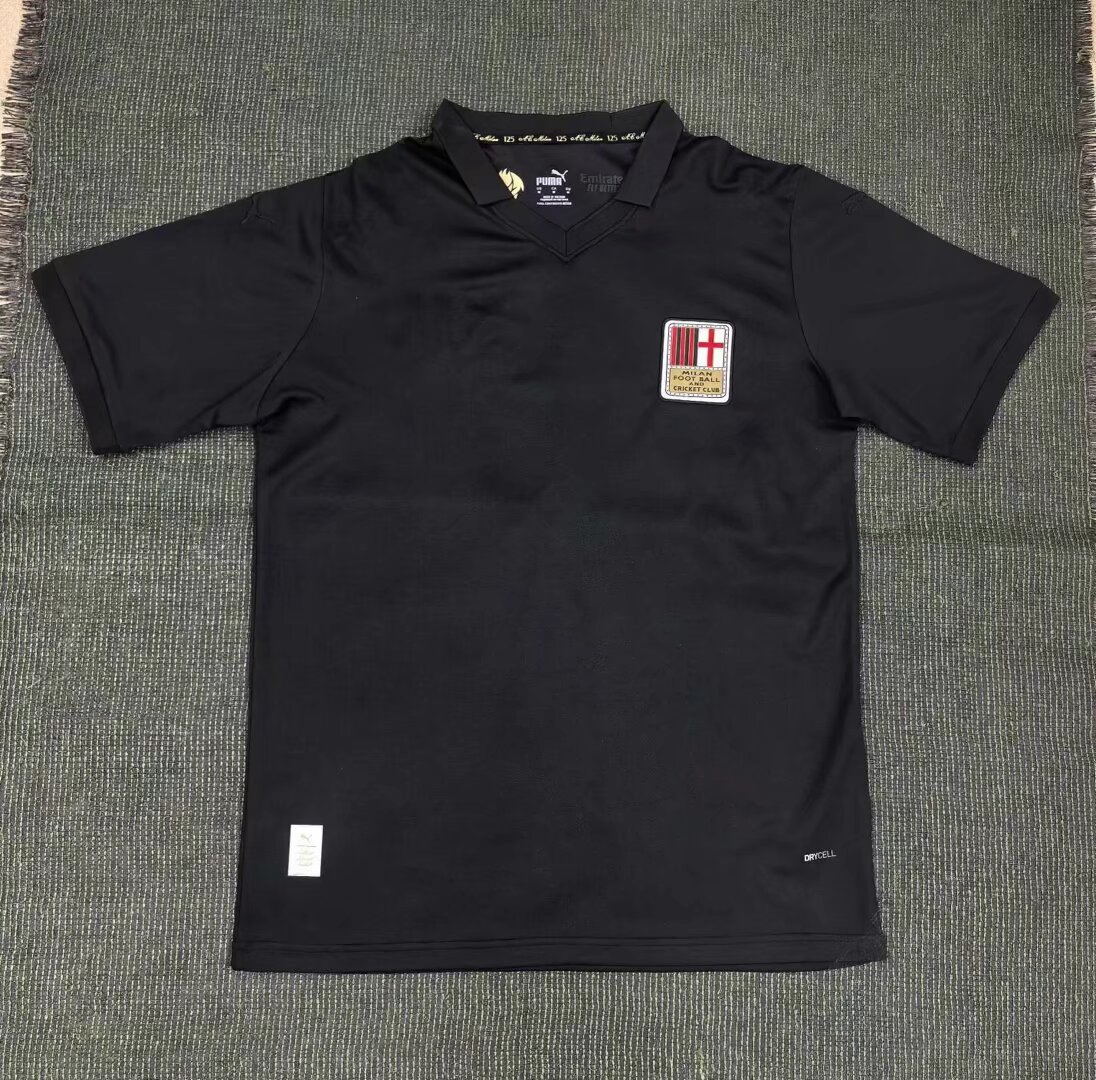 AAA Quality AC Milan 125th Anniversary Black Jersey